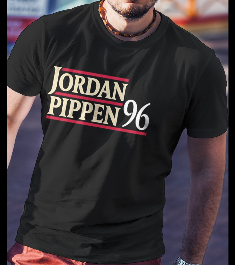 Jordan Pippen 96 Chicago Bulls NBA Classic Stars Dennis Rodman Steve Kerr Phil Jackson T-Shirt