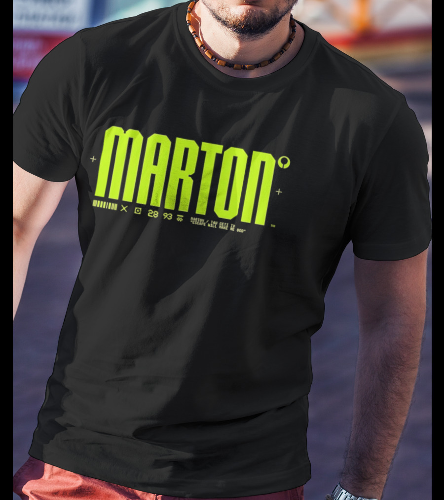 Marton Tau Ceti IV Escape Will Make Me God Sci Fi Retro Futuristic T-Shirt