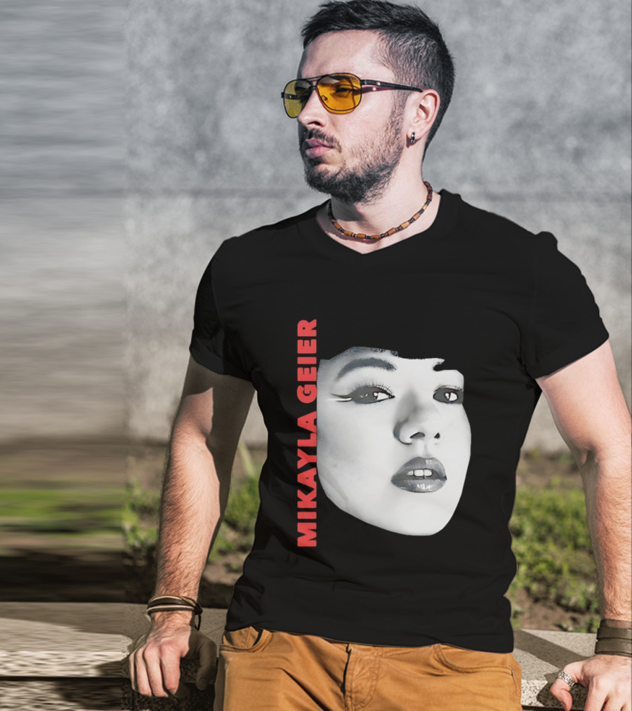 Mikayla Geier UK Tour Bold Monochrome T-Shirt