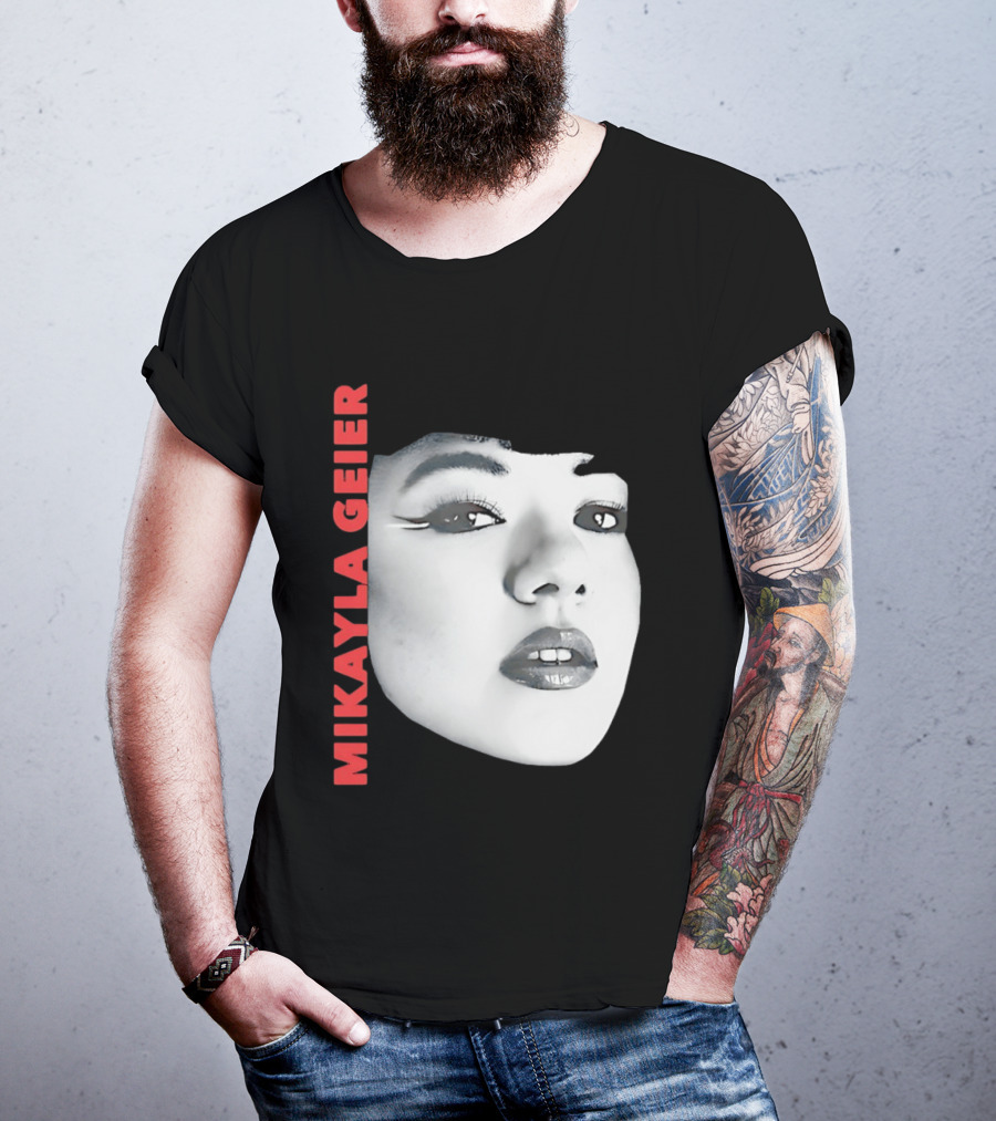 Mikayla Geier UK Tour Bold Monochrome T-Shirt