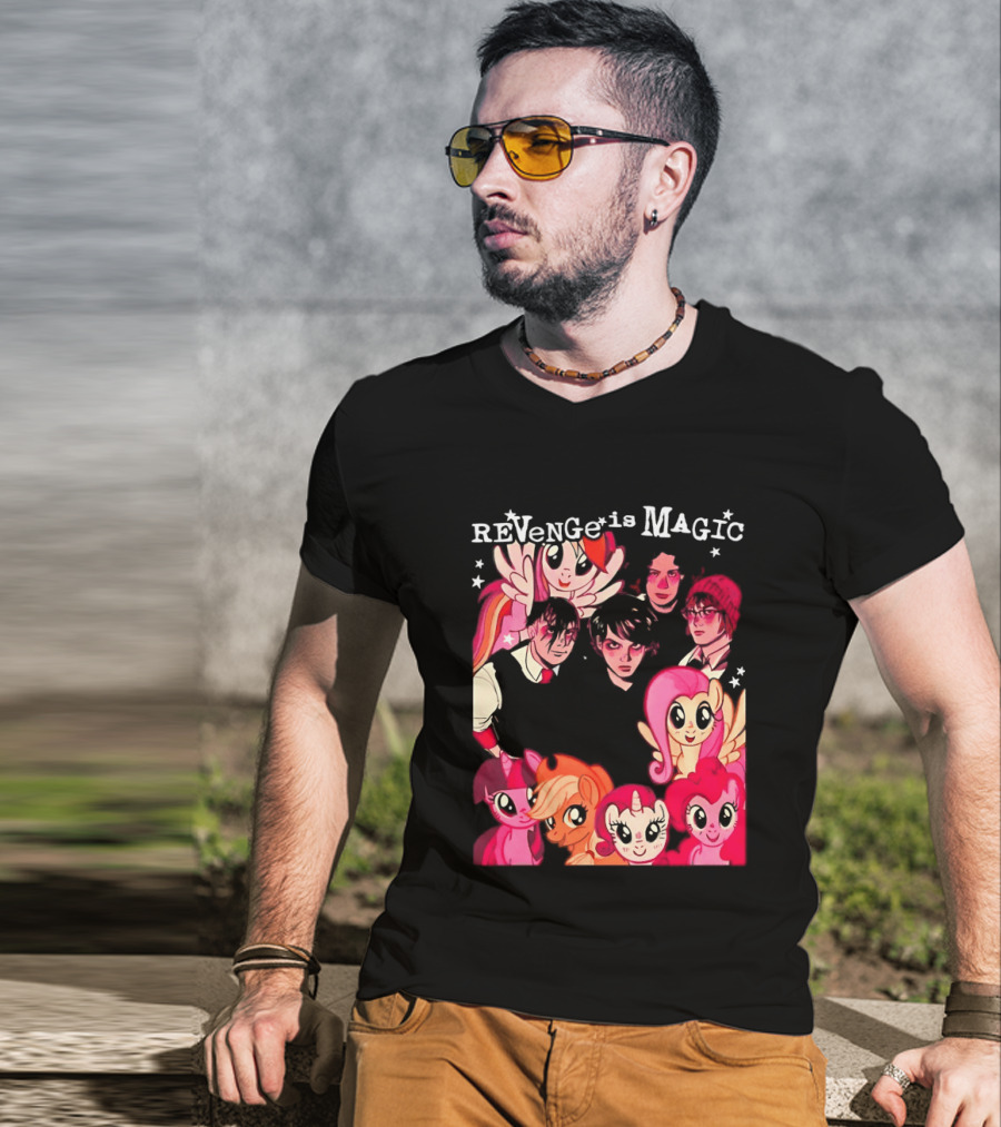 My Chemical Romance My Little Pony Revenge Is Magic Crossover Mashup T-Shirt