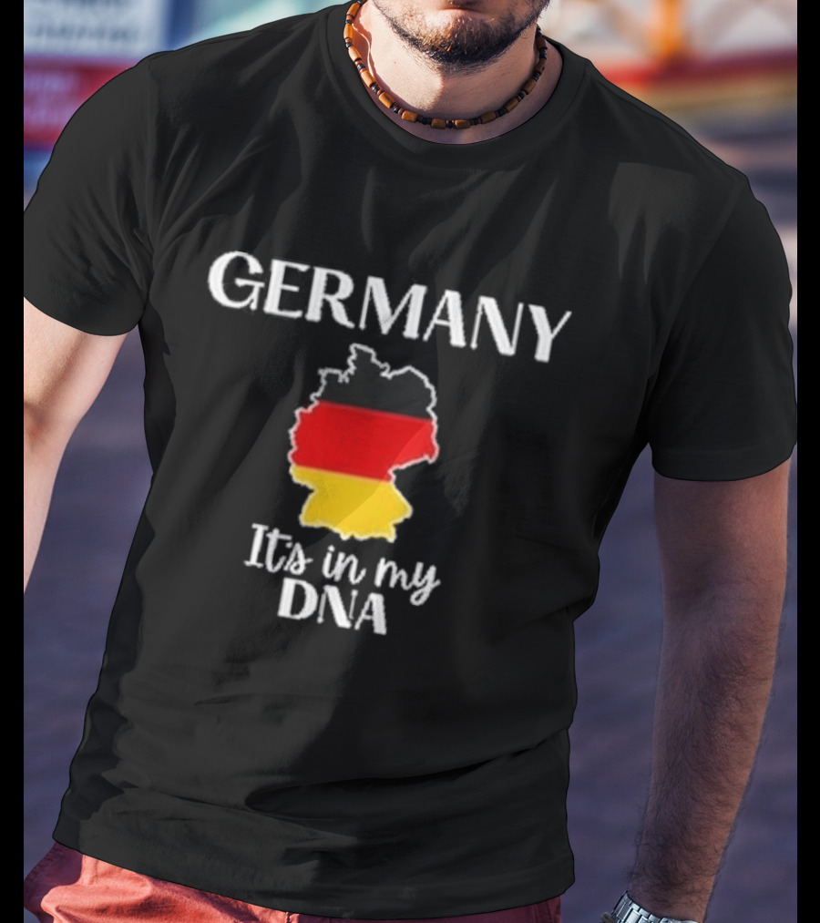 Germany It's In My DNA Map Flag T-Shirt