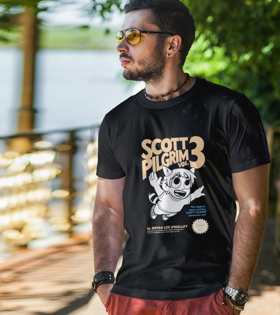 Scott Pilgrim Vol 3 Scott Pilgrim And The Infinite Adventure You By Bryan Lee O'Malley Oni T-Shirt