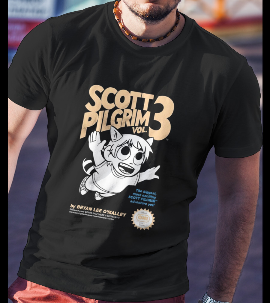 Scott Pilgrim Vol 3 Scott Pilgrim And The Infinite Adventure You By Bryan Lee O'Malley Oni T-Shirt
