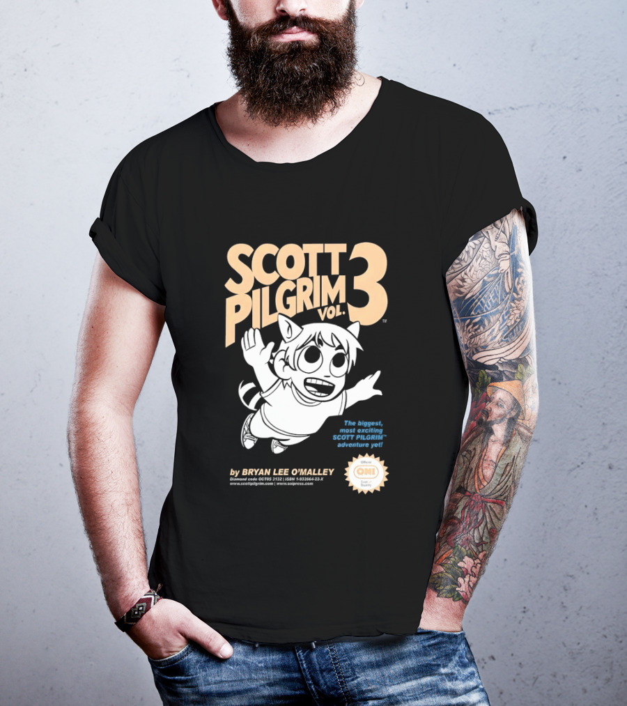 Scott Pilgrim Vol 3 Scott Pilgrim And The Infinite Adventure You By Bryan Lee O'Malley Oni T-Shirt