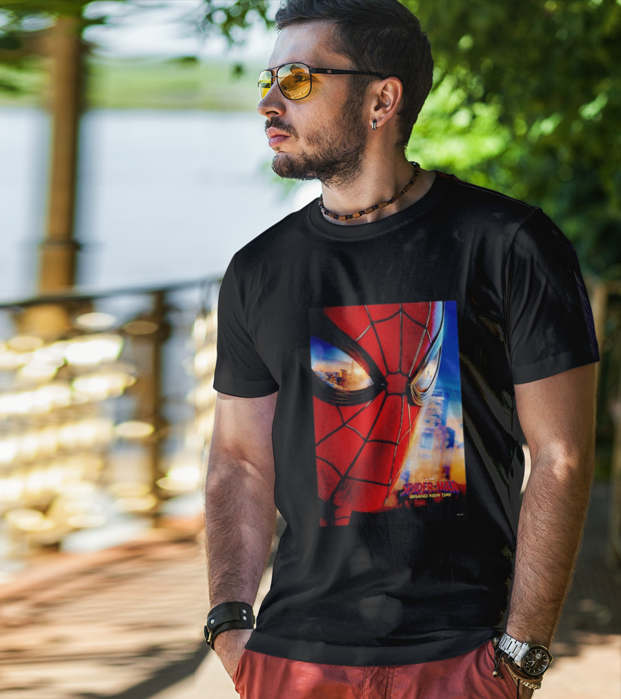 Spider Man Marvel Brand New Day Mask Studios T-Shirt