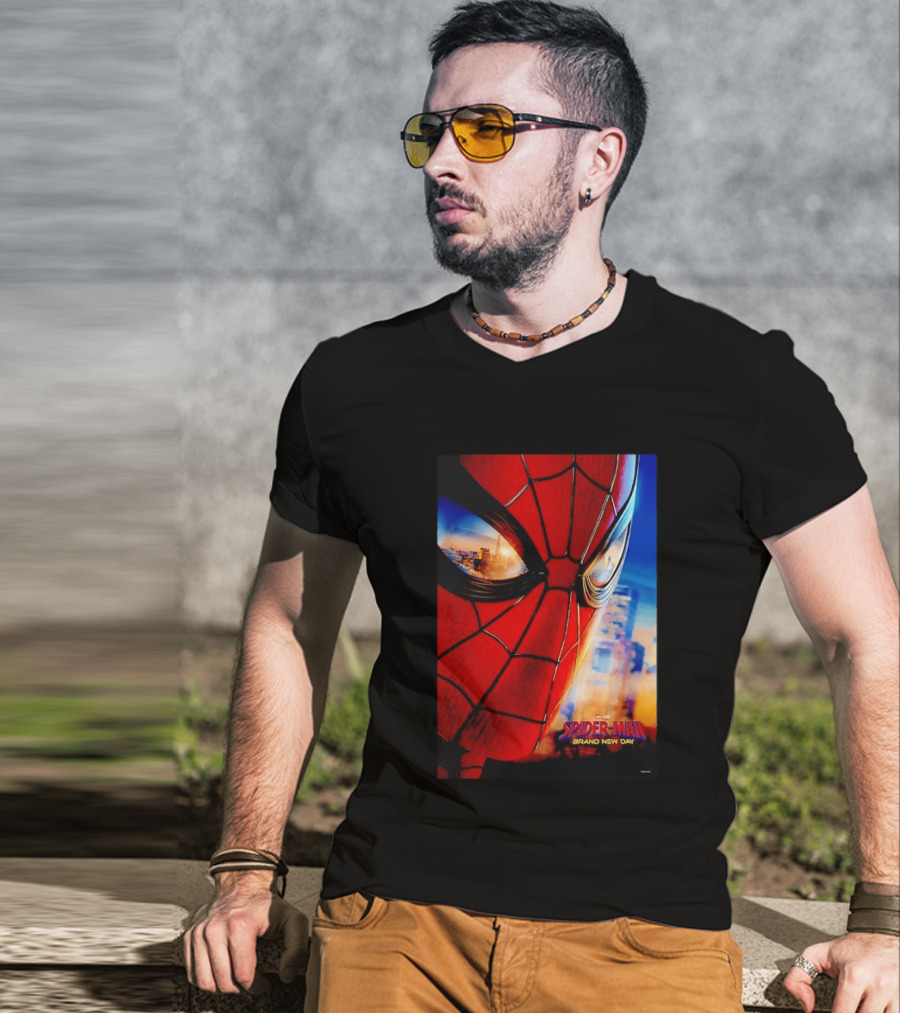 Spider Man Marvel Brand New Day Mask Studios T-Shirt
