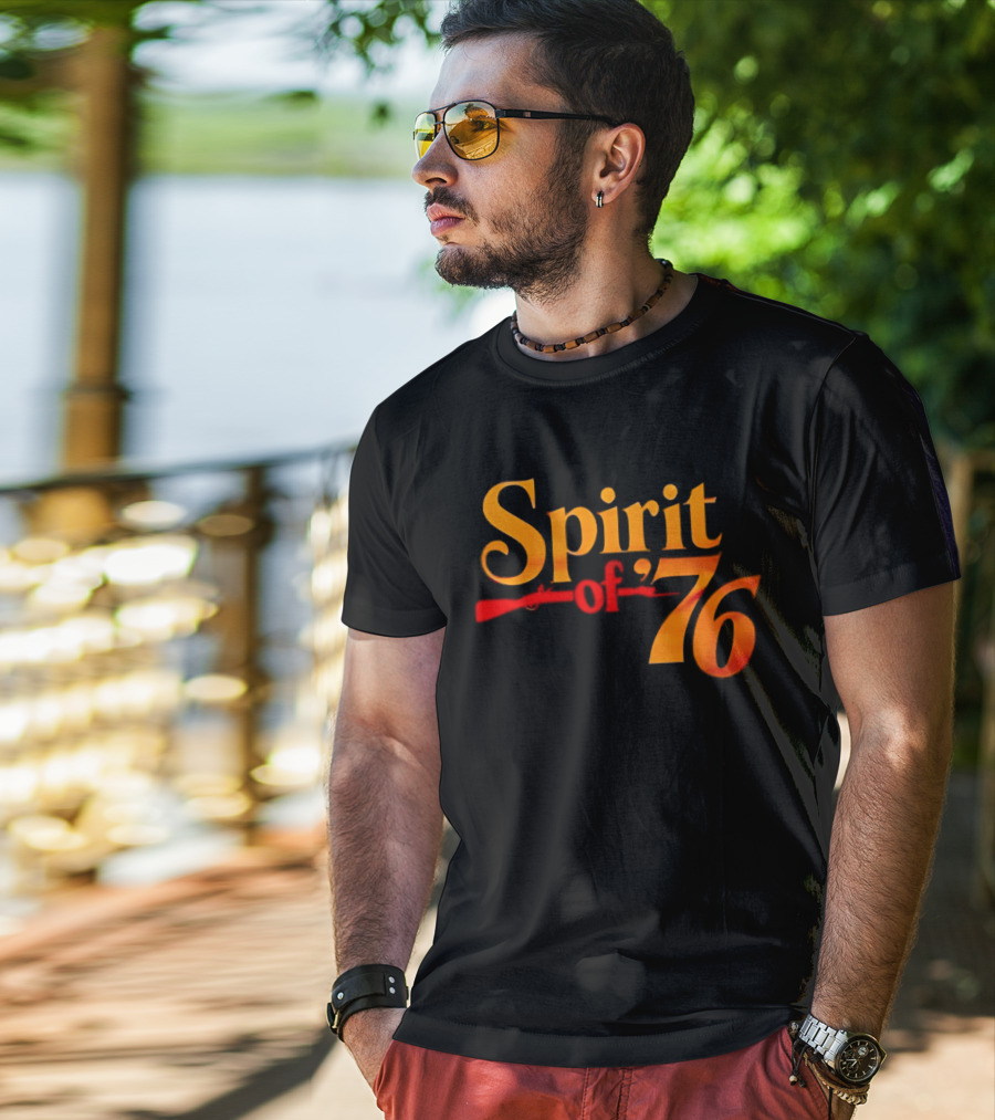 Spirit Of 76 American Revolution Independence Day USA T-Shirt