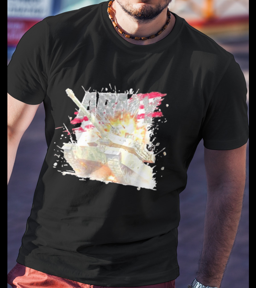 America Army M1 Abrams Tank Explosion T-Shirt