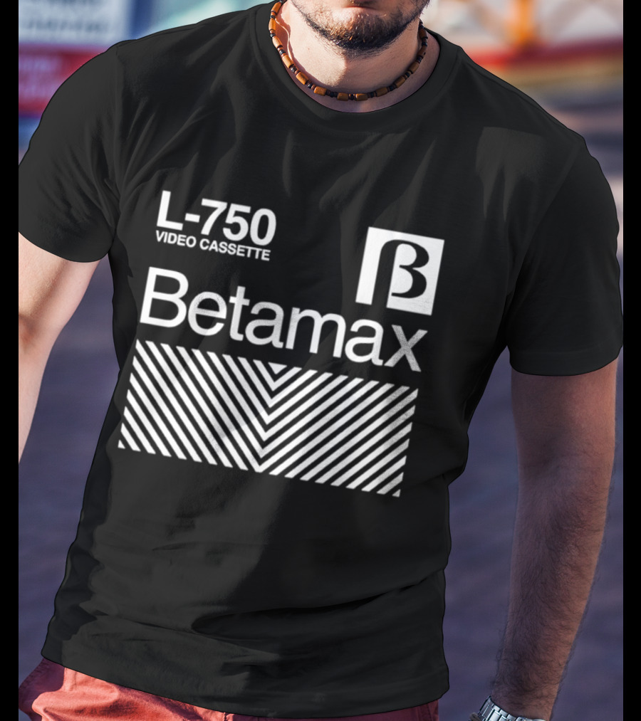 Betamax L 750 Video Cassette T-Shirt