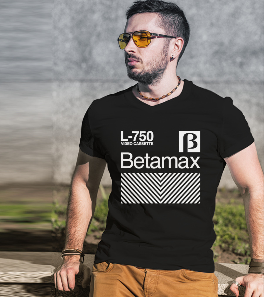 Betamax L 750 Video Cassette T-Shirt