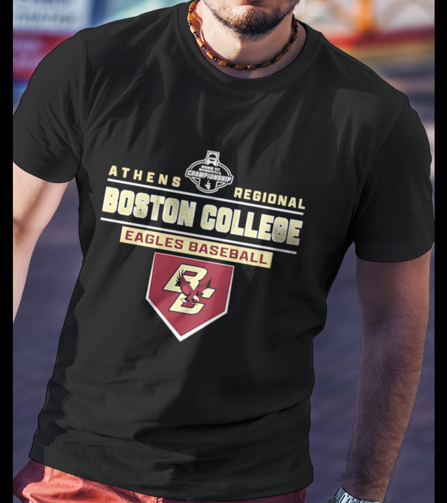 Boston College Eagles Baseball 2026 Athens Regional T-Shirt