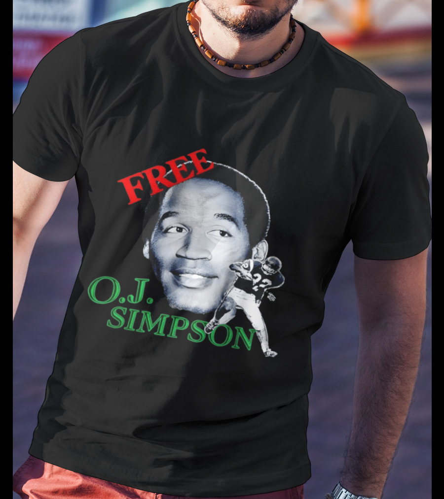 Free OJ Simpson 22 Football NFL Buffalo Team T-Shirt