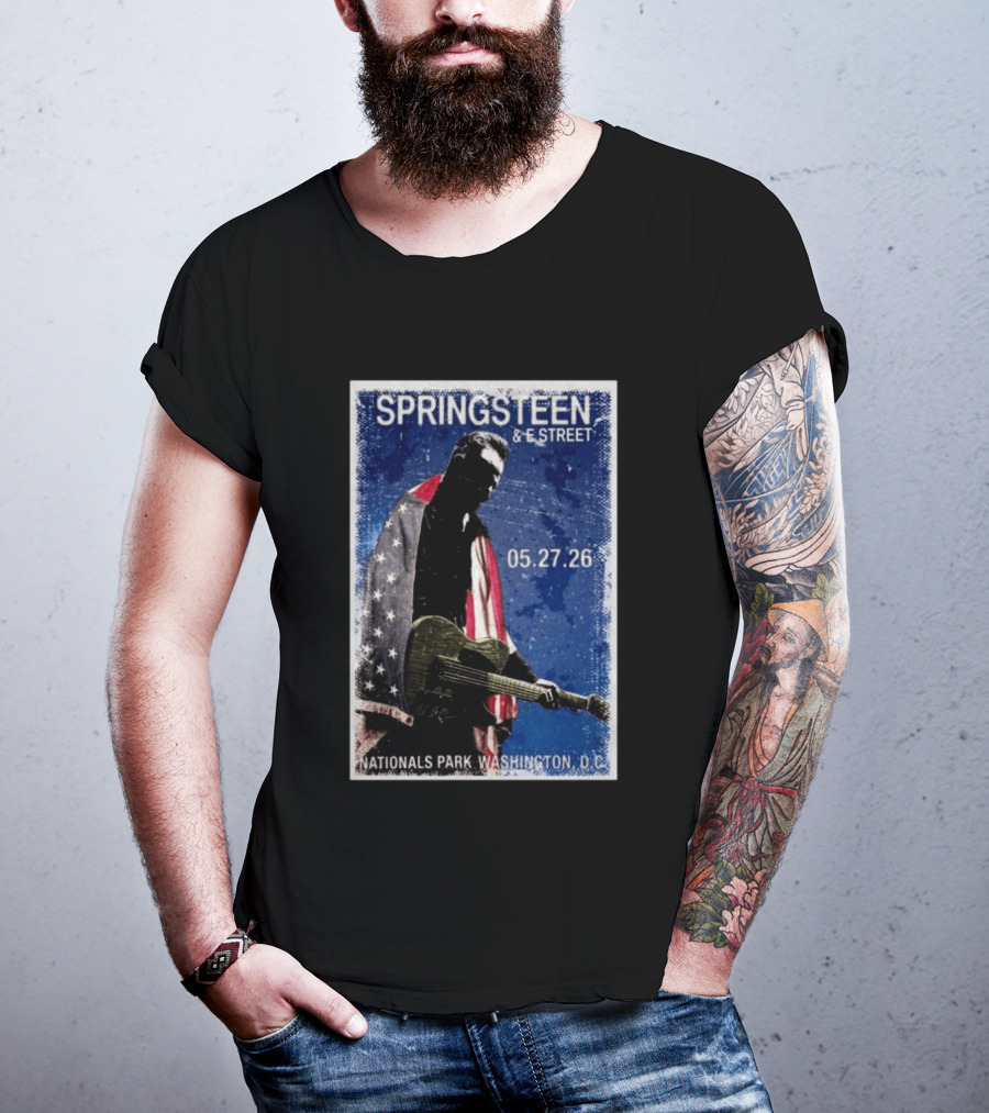 SPRINGSTEEN & E STREET Nationals Park Washington D.C. 05.27.26 T-Shirt