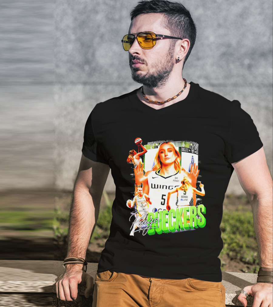 Paige Bueckers Dallas Wings Number 5 Basketball Star T-Shirt