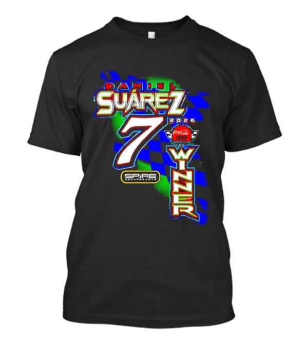 Daniel Suarez NASCAR Coca Cola Number 7 Winner 2026 T-Shirt