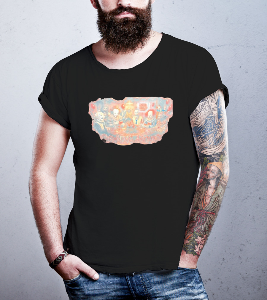 House Of 1000 Corpses House Always Wins Clowning Around Poker Table T-Shirt