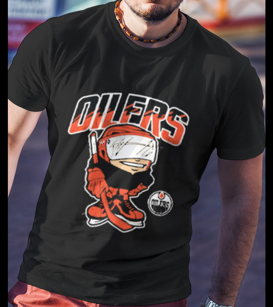 Edmonton Oilers Infant Tough Guy Hockey Player T-Shirt