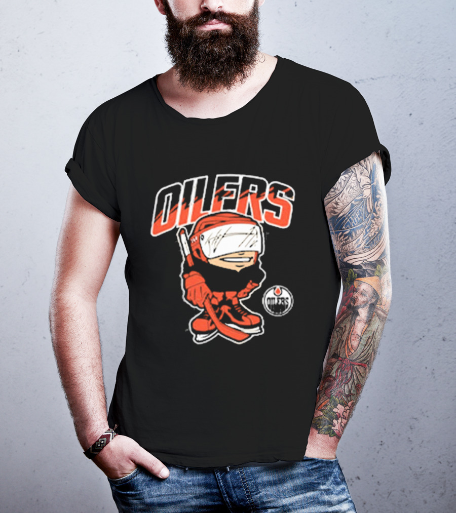 Edmonton Oilers Infant Tough Guy Hockey Player T-Shirt