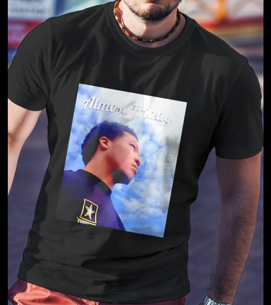 Almost Friday Jalen Brunson NWTS Basketball Sky T-Shirt