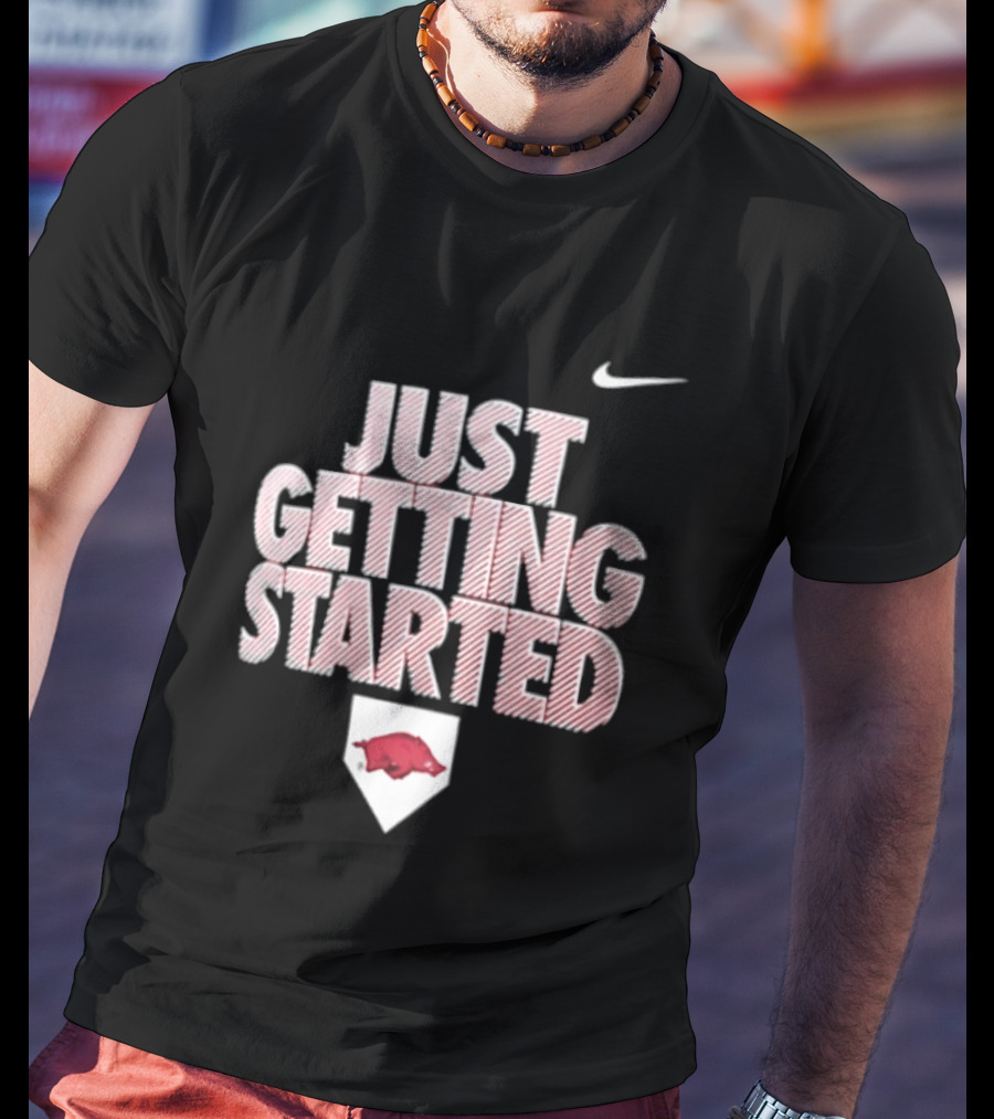 Nike Just Getting Started Arkansas Razorbacks Women's Softball T-Shirt