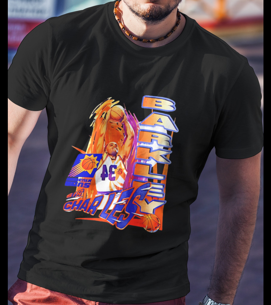 Phoenix Suns Barkley 34 Sir Charles NBA Legends T-Shirt