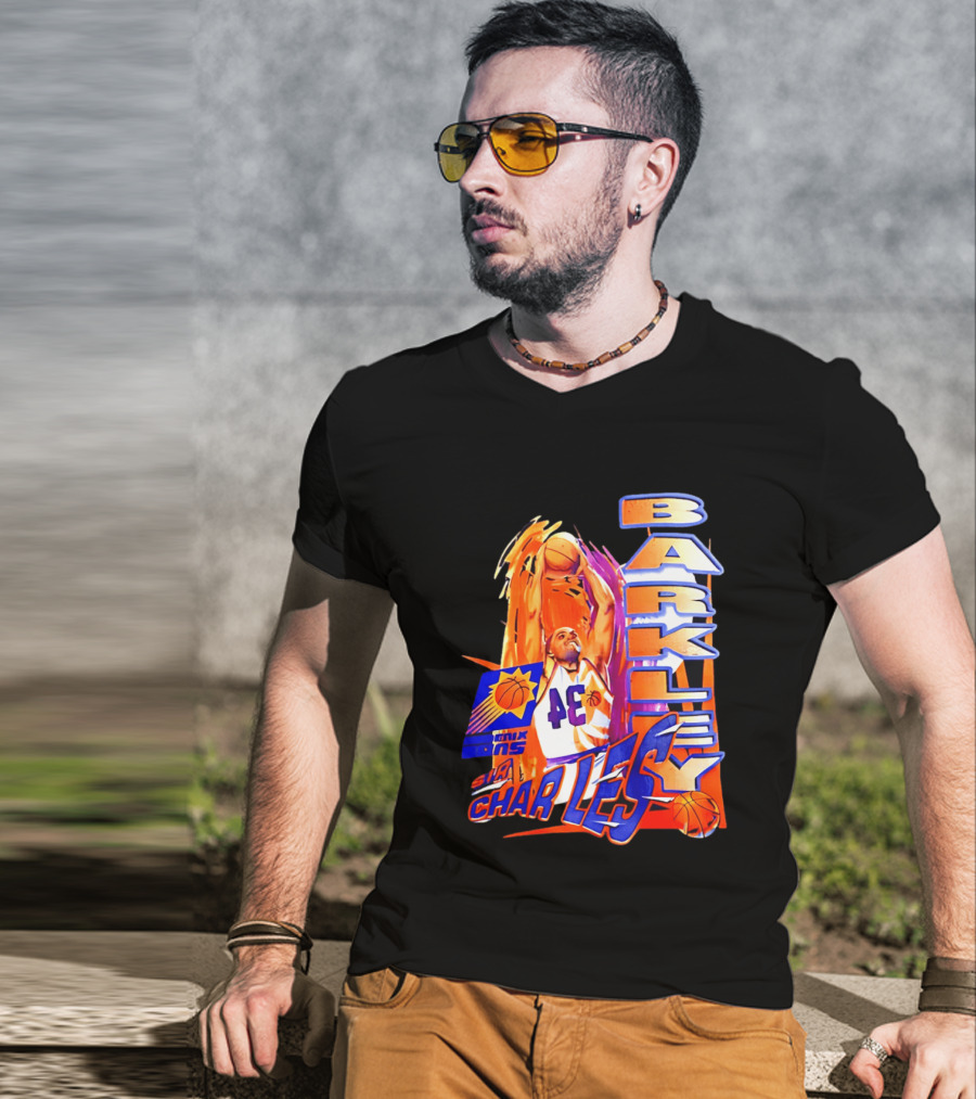 Phoenix Suns Barkley 34 Sir Charles NBA Legends T-Shirt