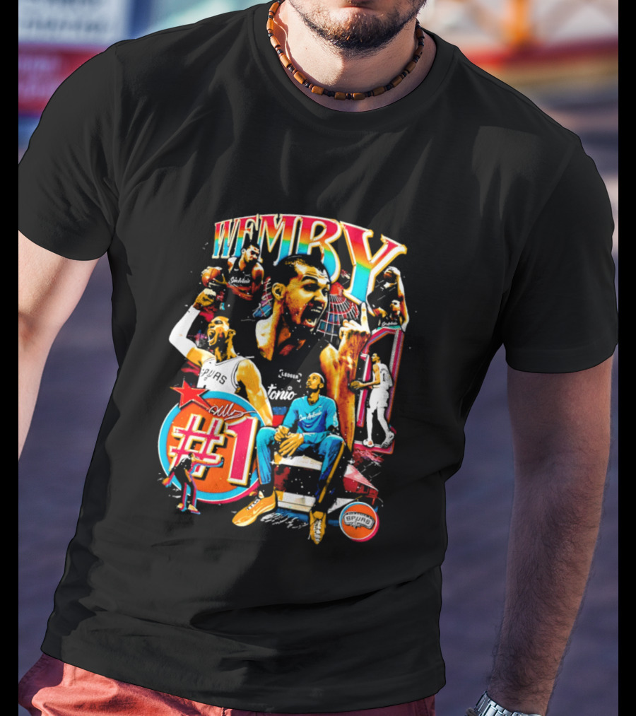 Wemby Victor Wembanyama San Antonio All Number 1 T-Shirt