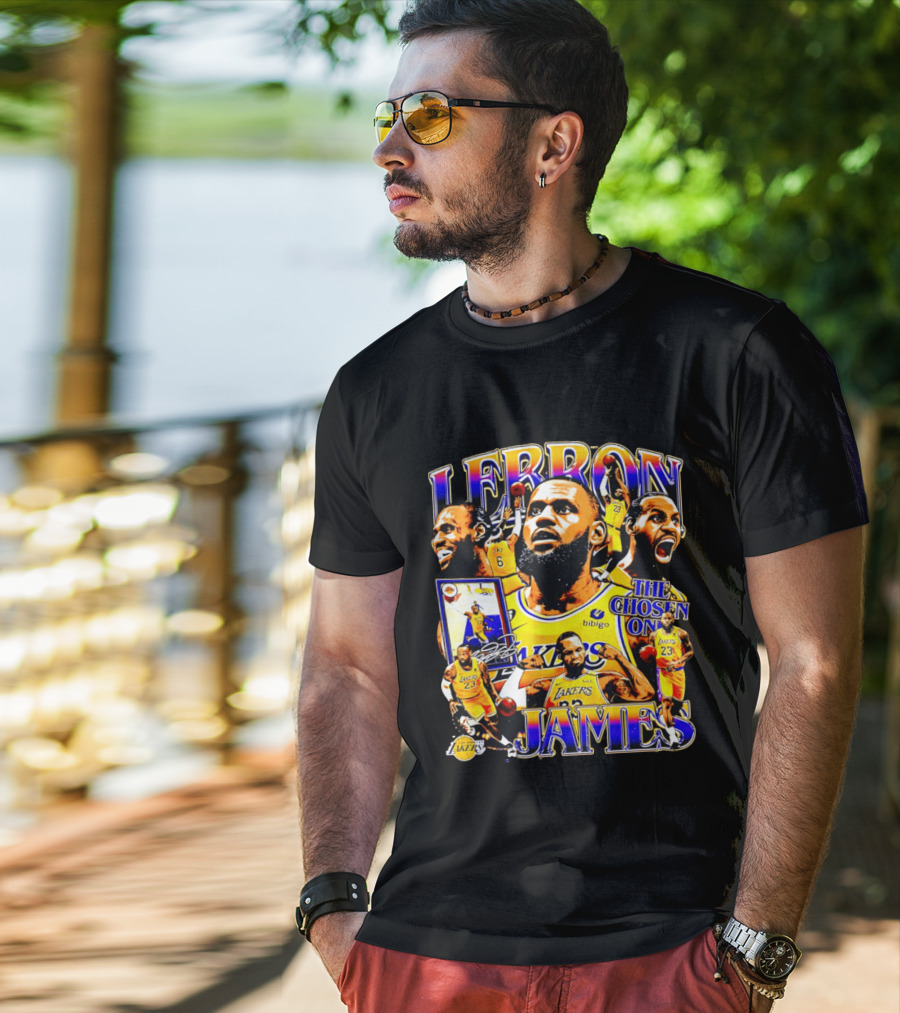 LeBron James Los Angeles Lakers The Chosen One 23 6 T-Shirt