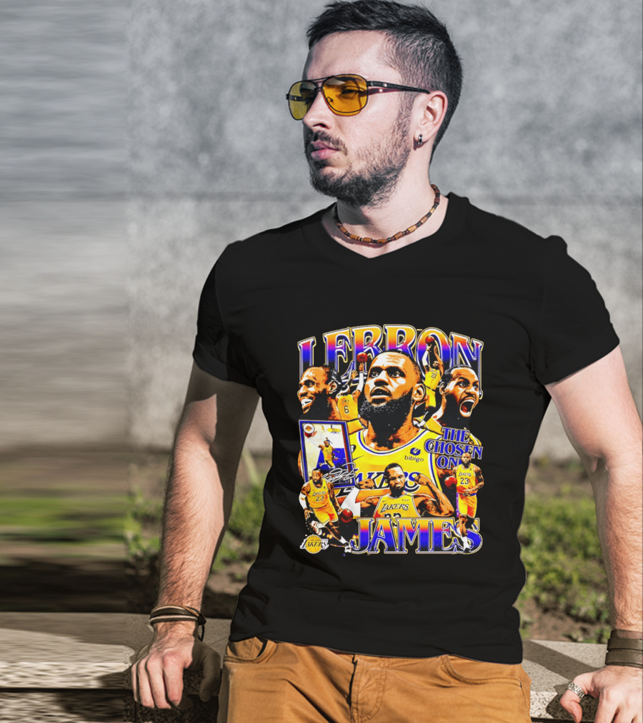 LeBron James Los Angeles Lakers The Chosen One 23 6 T-Shirt
