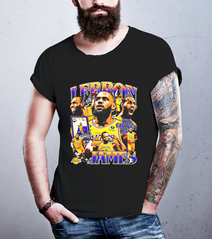 LeBron James Los Angeles Lakers The Chosen One 23 6 T-Shirt