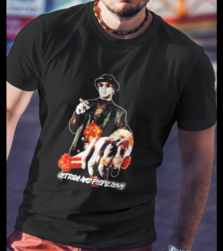 Master P Get Rich And People Envy Gold Rings Money Power T-Shirt