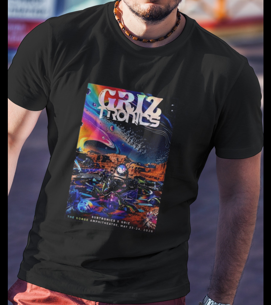 GRiZTRONICS Subtronics The Gorge Amphitheatre May 23 24, 2026 T-Shirt