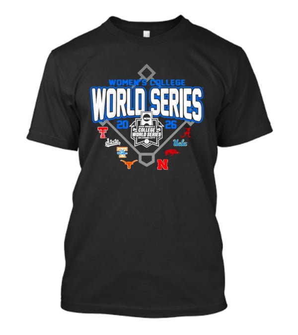 Women's College World Series 2026 Softball Eight Teams Bound Study Plan T-Shirt