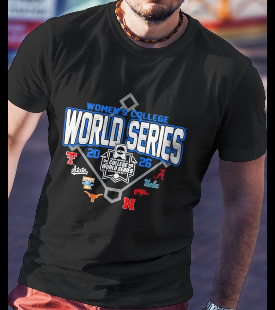 Women's College World Series 2026 Softball Eight Teams Bound Study Plan T-Shirt
