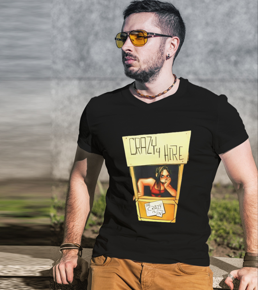 Nemi Montoya Crazy 4 Hire Comic Strip The Crazy Is T-Shirt
