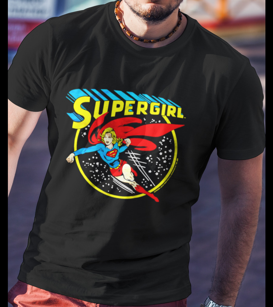 Supergirl Truth Justice Whatever Cartoon Superhero Flying Adventure T-Shirt