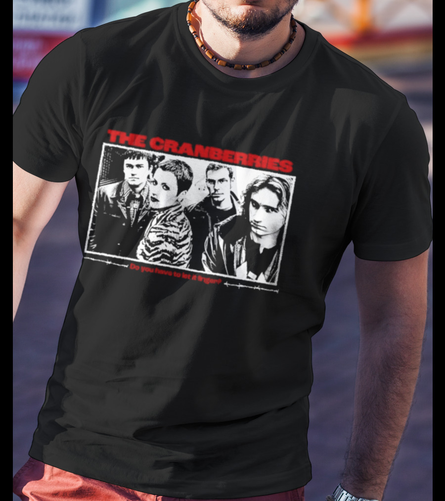The Cranberries Do You Have To Let It Linger Retro Band Photo T-Shirt