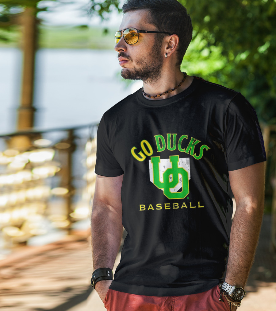 Go Ducks UO Oregon Baseball T-Shirt