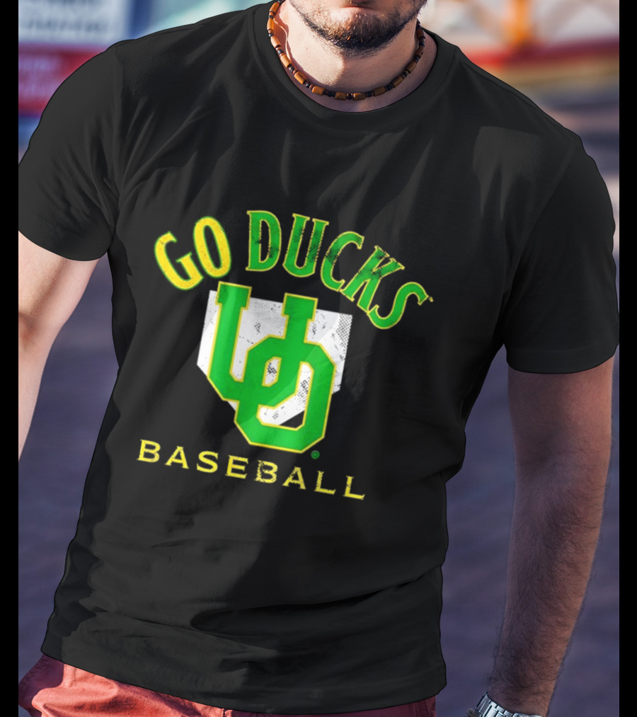 Go Ducks UO Oregon Baseball T-Shirt