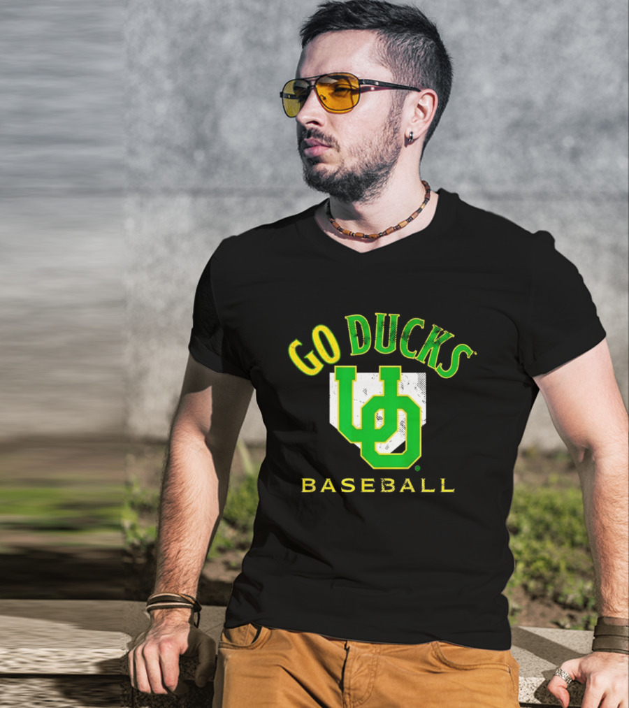 Go Ducks UO Oregon Baseball T-Shirt