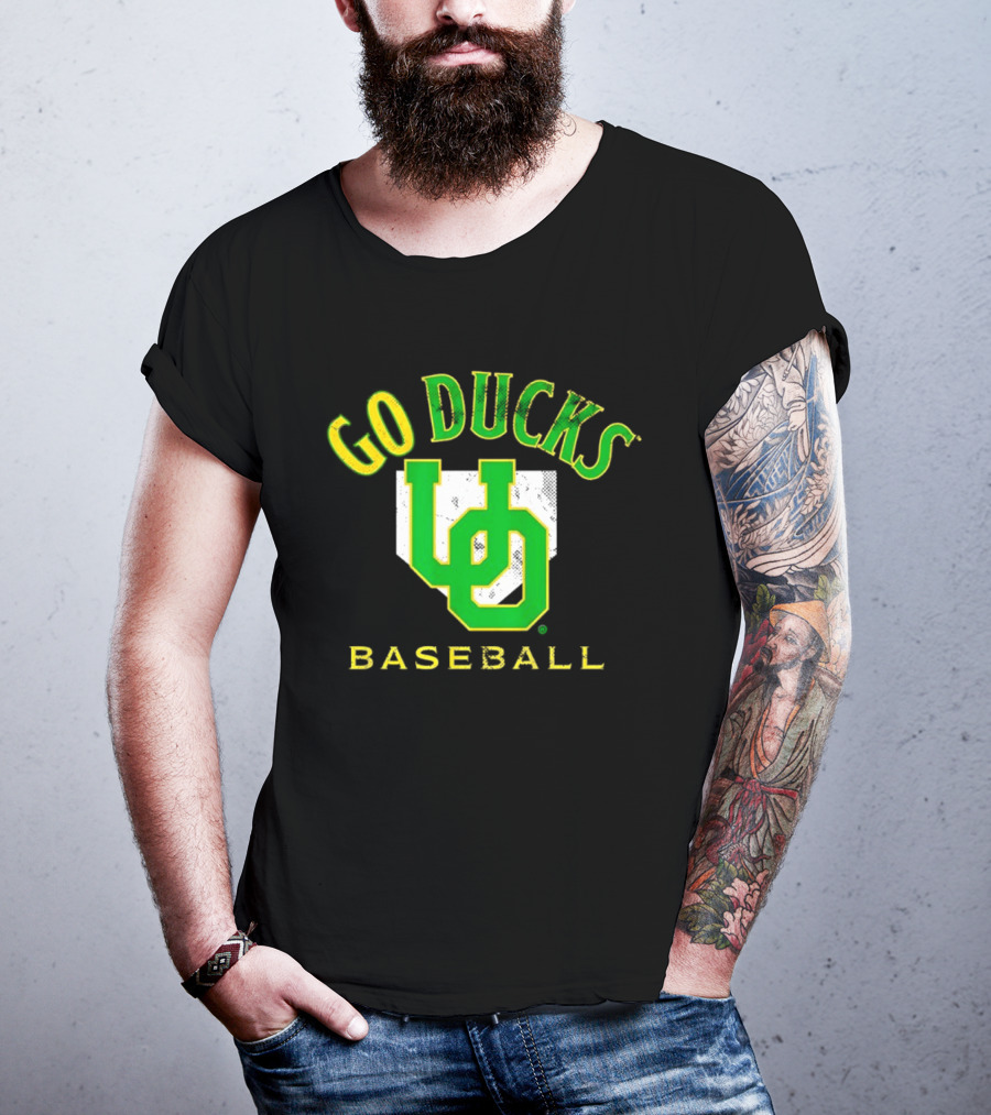 Go Ducks UO Oregon Baseball T-Shirt