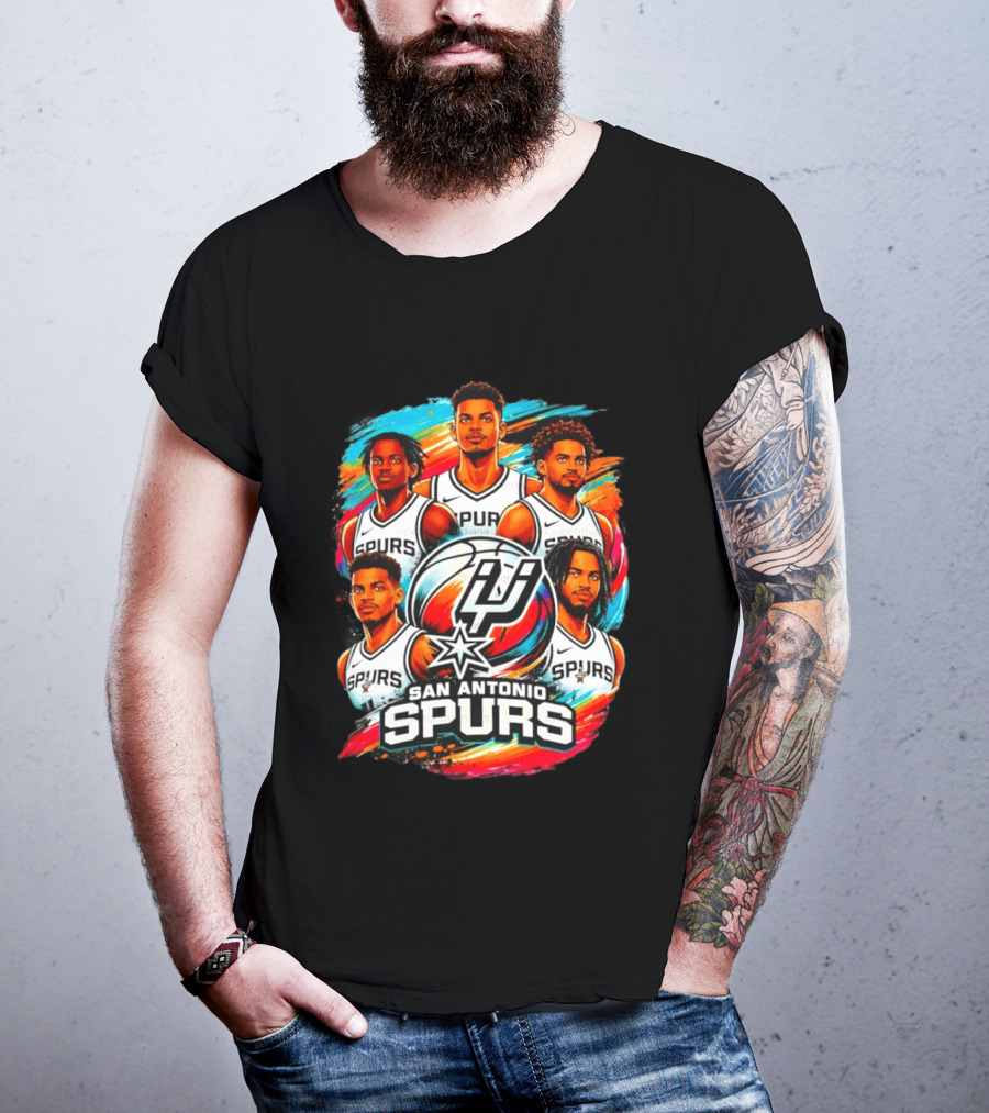 Victor Wembanyama San Antonio Spurs NBA Basketball 2026 Team Players T-Shirt