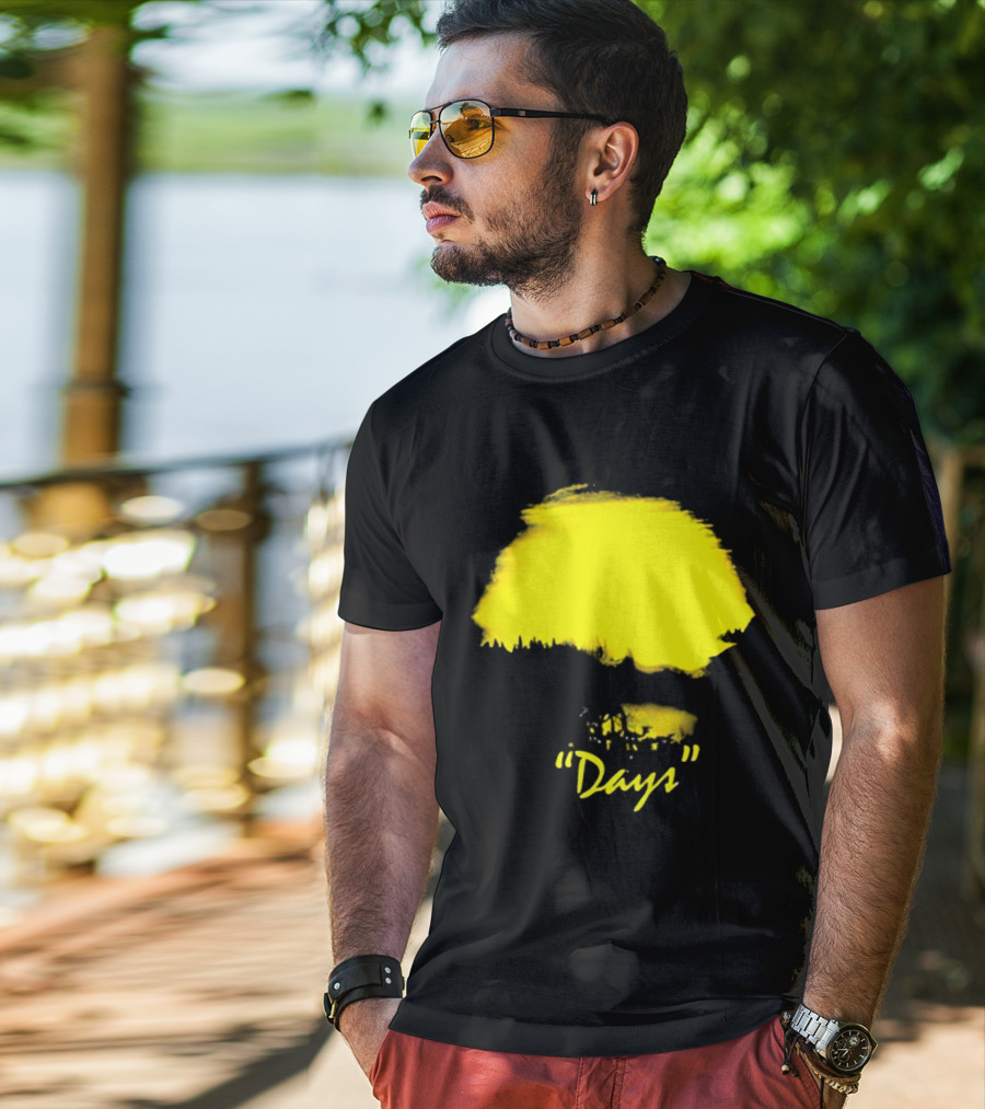 Welcome To Yellow "Days" Bright Sunshine Paintstroke T-Shirt