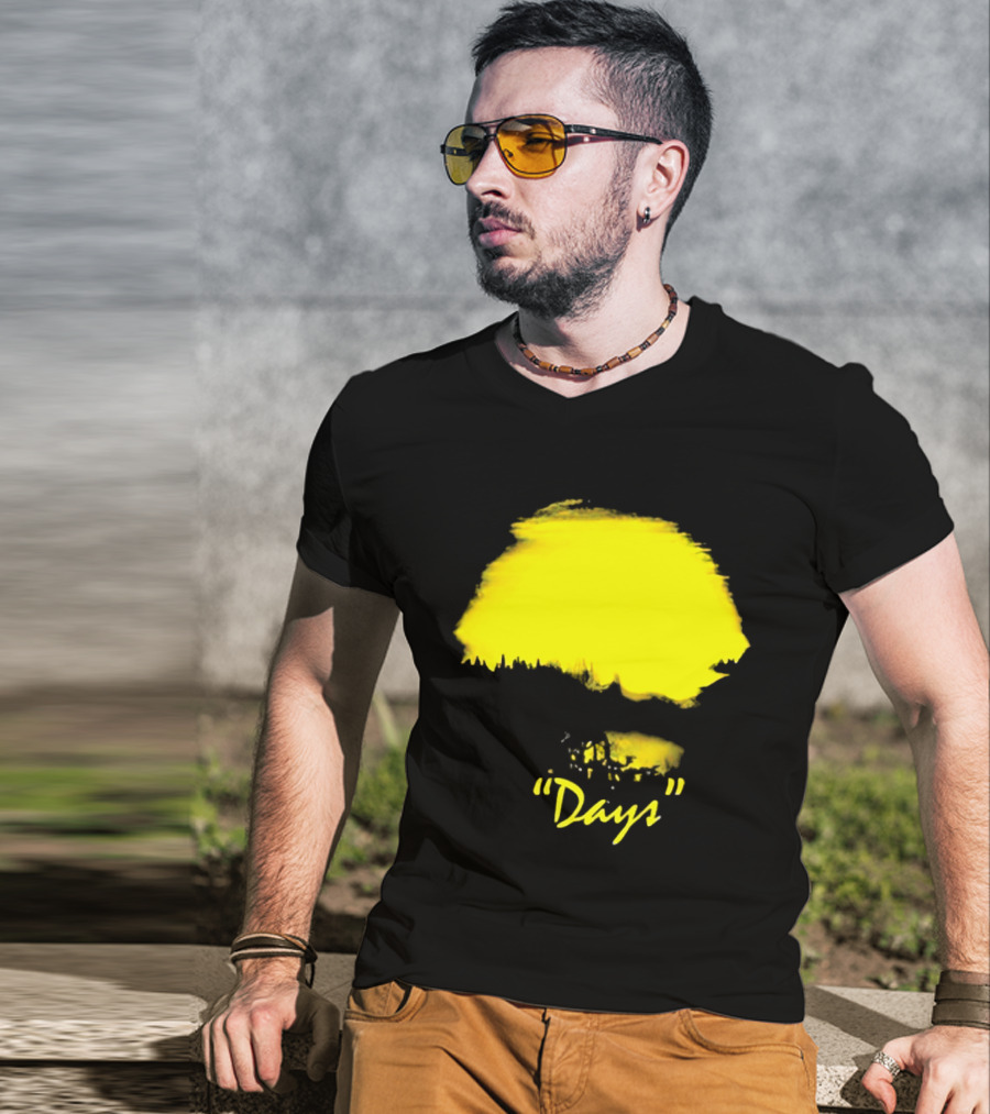 Welcome To Yellow "Days" Bright Sunshine Paintstroke T-Shirt