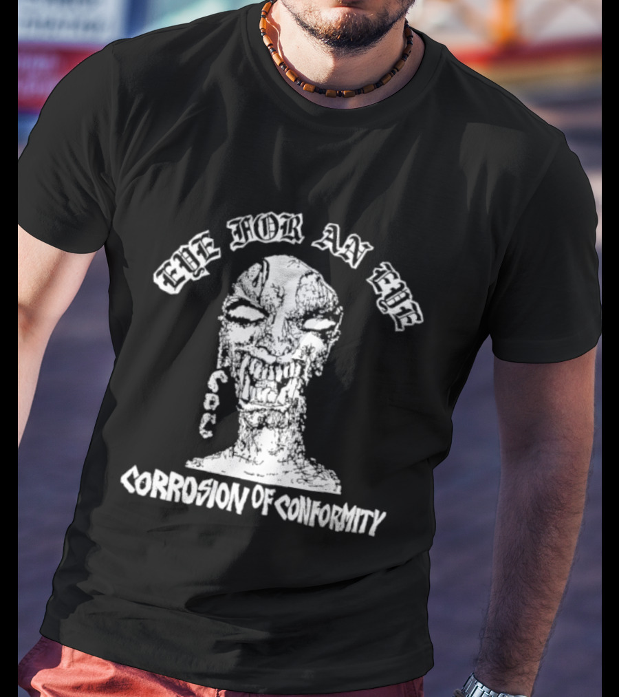 Eye For An Eye Corrosion Of Conformity CoC Zombie T-Shirt