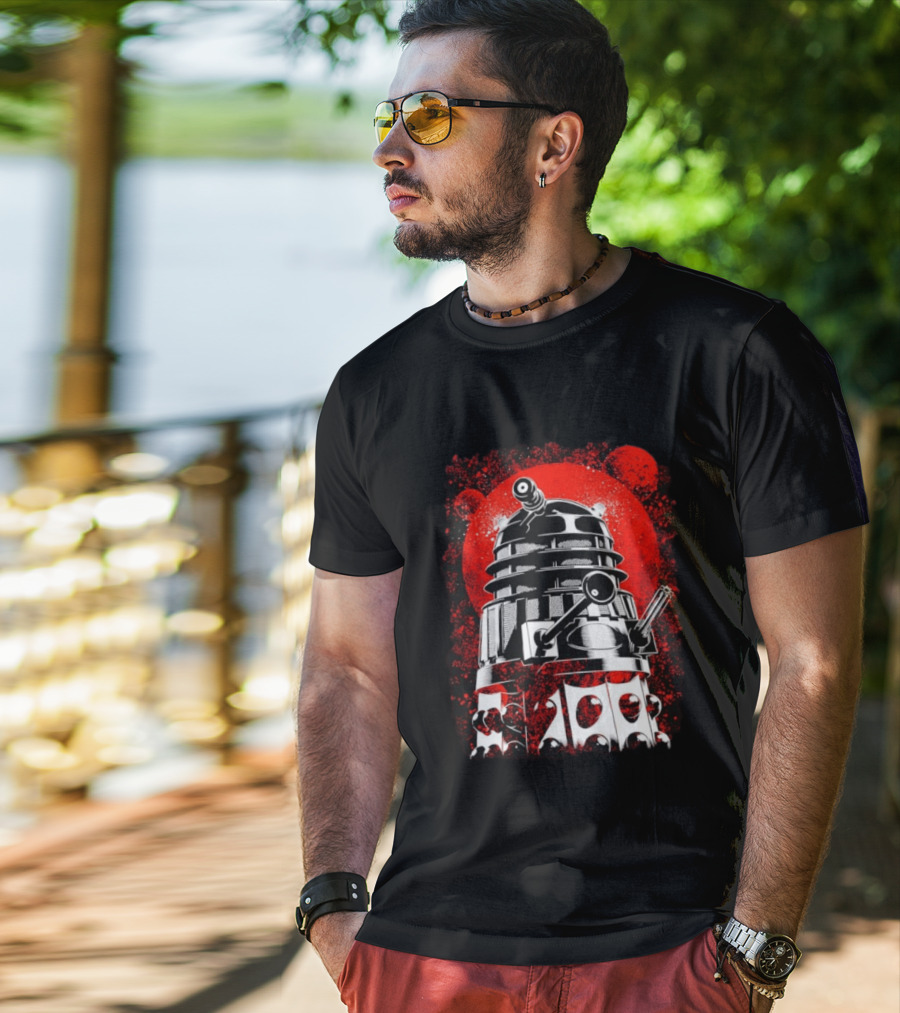 Dalek Doctor Who Science Fiction Alien Robot Villain TV Series Enemies T-Shirt