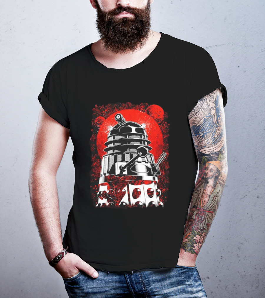 Dalek Doctor Who Science Fiction Alien Robot Villain TV Series Enemies T-Shirt