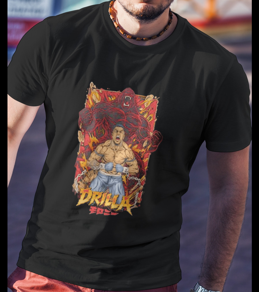 Drilla Gorilla Anthony Taylor Boxing MMA Warrior Explosion T-Shirt