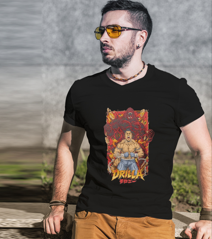 Drilla Gorilla Anthony Taylor Boxing MMA Warrior Explosion T-Shirt